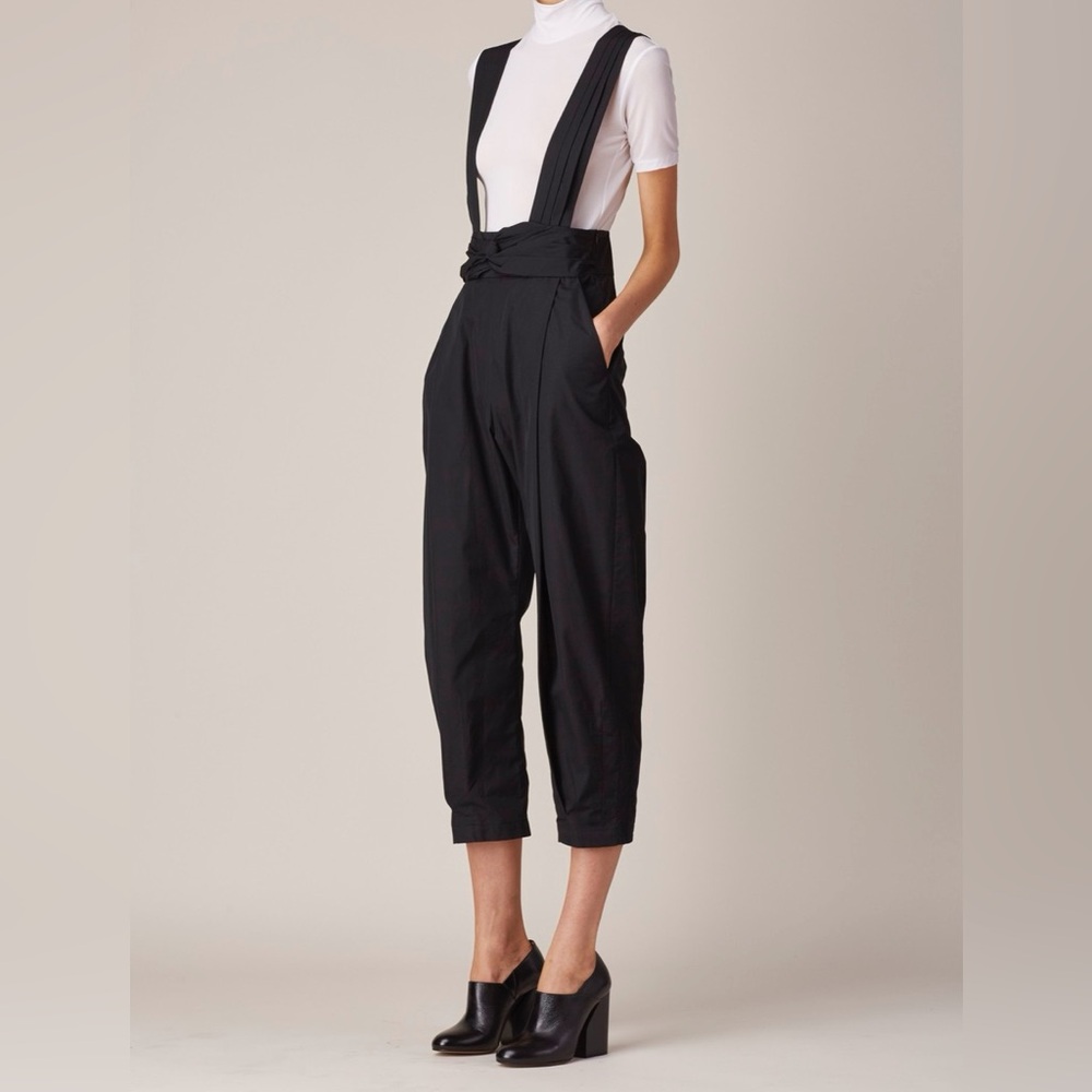 Rachel Comey Elegant Black Jumpsuit Overalls